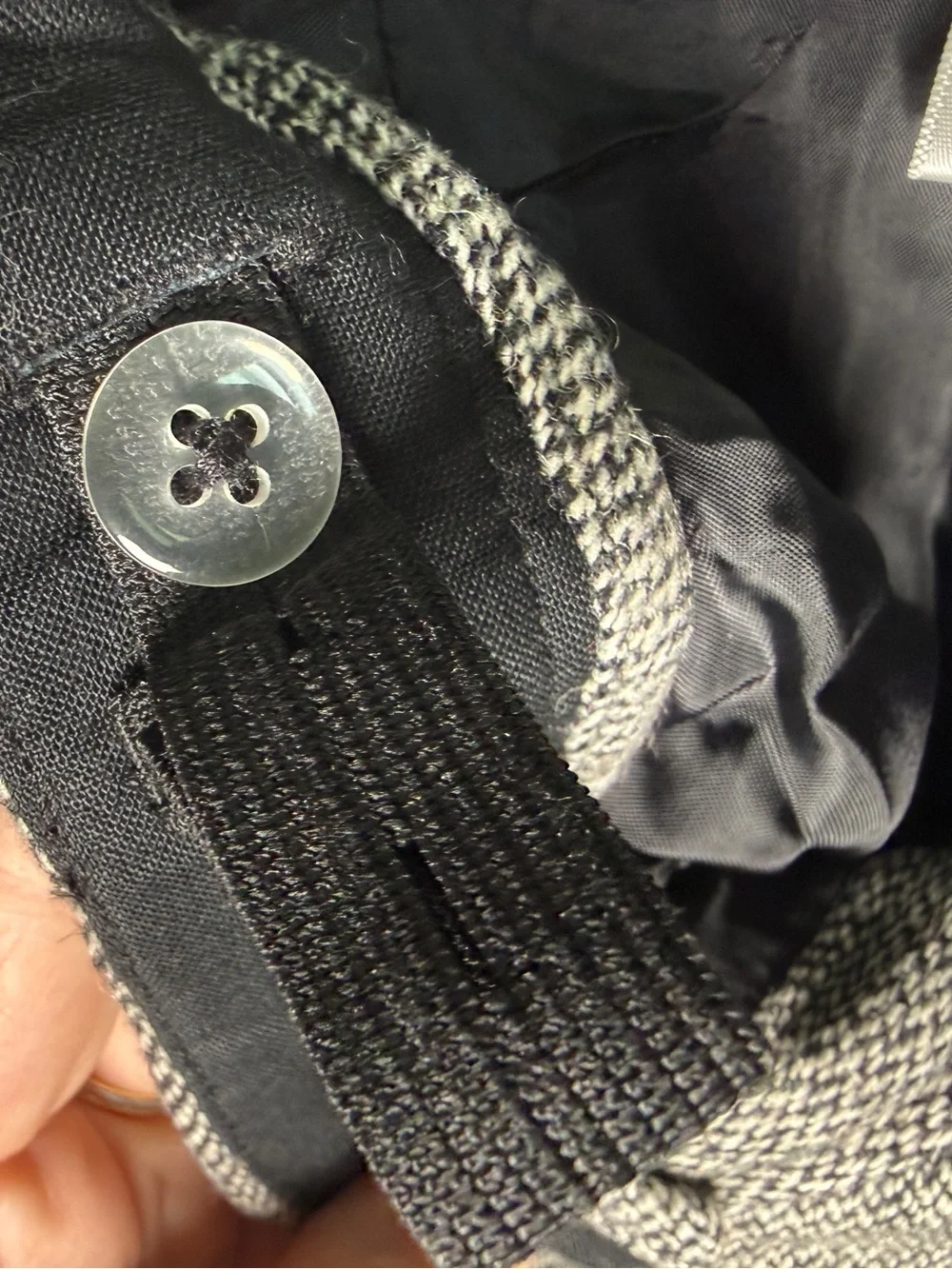 Janie and Jack Boys Tweed Trousers Gray Herringbone Dress Pants Sz 3T